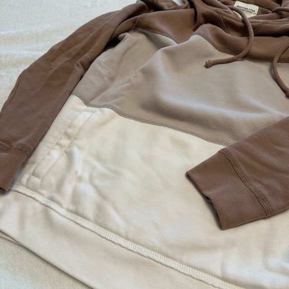 Abercrombie & Fitch Colorblock Hoodie - Size Small - Picture 3 of 3